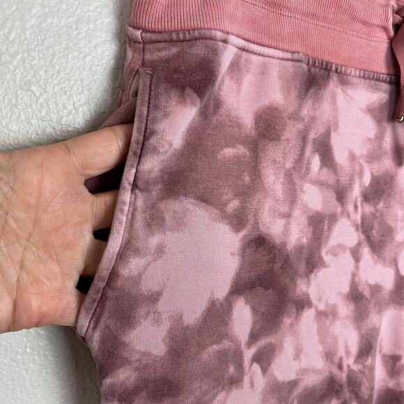 Athleta Women's Size Medium Balance Printed Jogger Pink Rose Tie Dye Athleisure - Picture 5 of 9